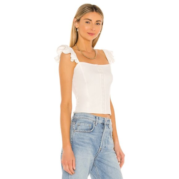 BB Dakota by Steve Madden Ivory Sweetest Thing Top size Small - Picture 3 of 14